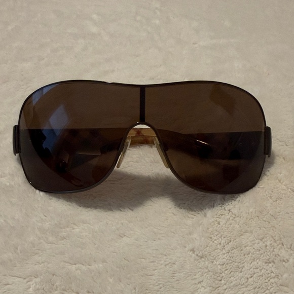 Burberry Accessories - Burberry Brown Shield Sunglasses